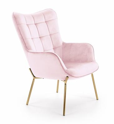 Кресло Halmar V-CH-CASTEL_2-FOT-J.ROZOWY Кресло HALMAR CASTEL 2, розовый арт. V-CH-CASTEL_2-FOT-J.ROZOWY