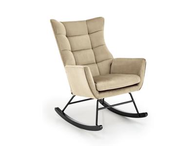 Кресло Halmar Кресло-качалка Halmar BAZALTO (бежевый) арт. V-CH-BAZALTO-FOT-BEZOWY
