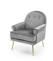 Кресло Halmar Кресло Halmar SANTI (серый/золотой) арт. V-CH-SANTI-FOT-POPIELATY