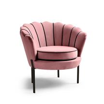 Кресло Halmar Кресло Halmar ANGELO (розовый/черный) арт. V-CH-ANGELO-FOT-ROZOWY