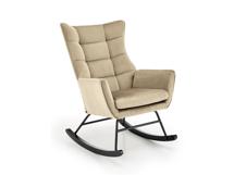 Кресло Halmar Кресло-качалка Halmar BAZALTO (бежевый) арт. V-CH-BAZALTO-FOT-BEZOWY