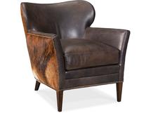 Кресло Hooker Кресло Kato Leather с мехом пони арт. ZN-145701