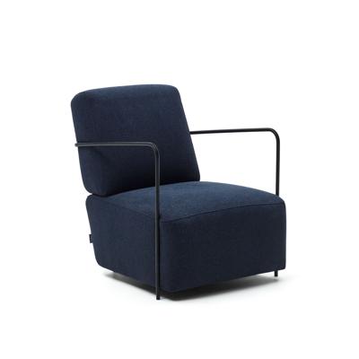 Кресло La Forma (ех Julia Grup) Gamer Кресло синего цвета и металла с черной отделкой арт. 157023