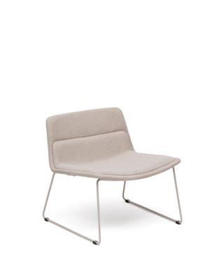 Кресло La Forma (ех Julia Grup) Кресло Zahara бежевого цвета и сталь в бежевой отделке арт. 251396