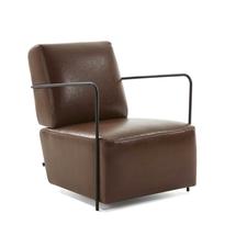 Кресло La Forma (ех Julia Grup) Кресло Gamer коричневая кожа арт. 067835
