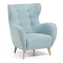 Кресло La Forma (ех Julia Grup) Кресло Passo голубое арт. 023381