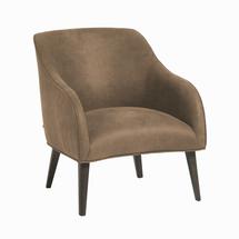 Кресло La Forma (ех Julia Grup) Кресло Lobby темно-коричневое с ножками в отделке венге арт. 101705