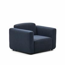 Кресло La Forma (ех Julia Grup) Neom Модульное кресло синего цвета арт. 157101