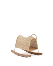 Кресло La Forma (ех Julia Grup) Bamban Лошадка-качалка из ротанга и дерева арт. 210898