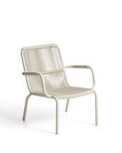 Кресло La Forma (ех Julia Grup) Уличное кресло Salis из алюминия цвета таупе и веревки арт. 483385