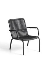 Кресло La Forma (ех Julia Grup) Уличное кресло Salis из графитового алюминия и темно-серой веревки арт. 483387