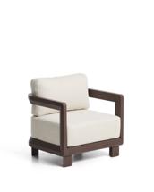 Кресло La Forma (ех Julia Grup) Уличное кресло Nerano из коричневого алюминия арт. 482628