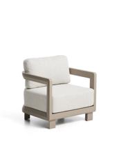 Кресло La Forma (ех Julia Grup) Уличное кресло Nerano из алюминия цвета таупе арт. 482630