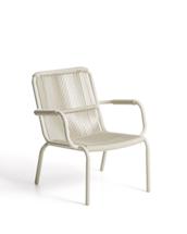 Кресло La Forma (ех Julia Grup) Уличное кресло Salis из алюминия цвета таупе и веревки арт. 483385