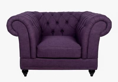 Кресло MAK interior Низкие кресла для дома Dasen purple арт. DF-1816-P