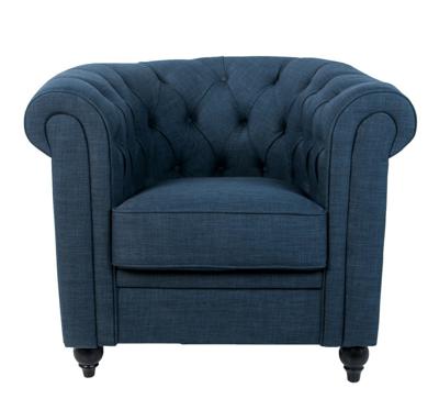 Кресло MAK interior Низкие кресла для дома Nala blue арт. DF-1830-B