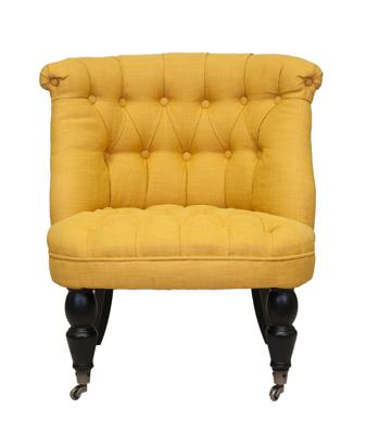 Кресло MAK interior Низкие кресла для дома Aviana yellow арт. YF-1901-M