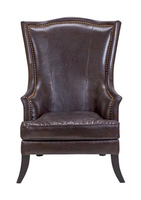 Кресло MAK interior Кожаные кресла Chester brown арт. KS-957-B