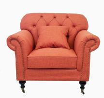 Кресло MAK interior Классические кресла Kavita orange арт. DF-1819-O