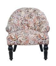 Кресло MAK interior Низкие кресла для дома Desta orange flower арт. YF-1886-C2