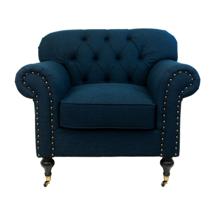 Кресло MAK interior Классические кресла Kavita dark blue арт. DF-1819-B1