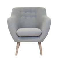Кресло MAK interior Низкие кресла для дома Fuller grey арт. 5KS24014-G