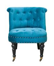 Кресло MAK interior Низкие кресла для дома Aviana blue velvet арт. 5KS24027-B