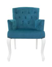 Кресло MAK interior Классические кресла Deron blue+white арт. 5KS27625-BW