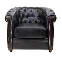 Кресло MAK interior Кожаные кресла Karo black v2 арт. 7LV24029-1-B