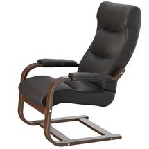 Кресло Мебелик Кресло для отдыха Марго, экокожа Ева 1, каркас орех антик арт. 008450