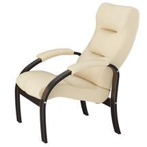 Кресло Мебелик Кресло для отдыха Шоле, экокожа Ева 2, каркас венге арт. 008451