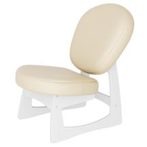 Кресло Мебелик Кресло для отдыха Смарт G Силуэт экокожа Ева 2, каркас молочный дуб арт. 008466