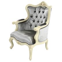 Кресло МиК Кресло Милано MK-1898-IV (цвет патины: золото) 84х86х165 см Слоновая кость арт. ZN-136993