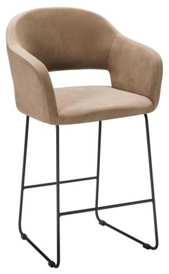Кресло R-Home Кресло полубар Oscar Diag beige/Линк арт. 410118155h_Diagbeige_черн_ПБ