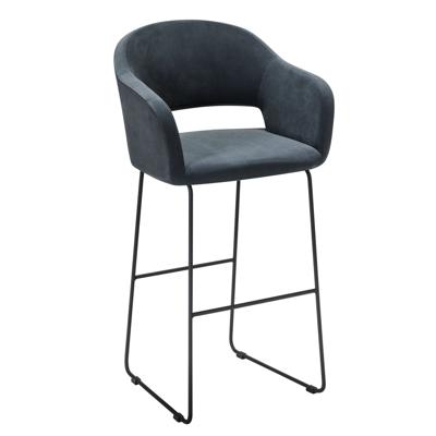 Кресло R-Home Кресло Бар. Oscar Diag grey/Линк арт. 410218140h_Diag grey_черн_БАР