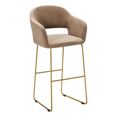 Кресло R-Home Кресло Бар. Oscar Diag beige/Линк золото арт. 410218151h_Diag beige_золото_БАР