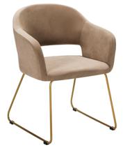 Кресло R-Home Кресло Oscar Diag beige/Линк золото арт. 410118154h_Diagbeige