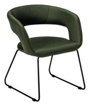 Кресло R-Home Кресло Hugs тёмно-зеленый/Линк арт. 41013134h_Dark_Green_черн