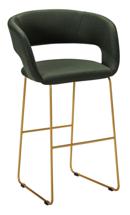 Кресло R-Home Кресло Бар. Hugs тёмно-зеленый/Линк золото арт. 410231132h_Dark_Green_золото_БАР