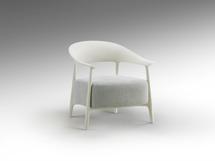 Кресло Schuller Nilo Уличное кресло белое/светло-серое арт. 497458