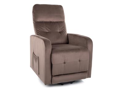 Кресло Signal Кресло Signal OTUS II Velvet Bluvel 38 раскладное (капучино) арт. OTUSIIVCA