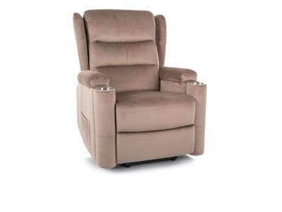 Кресло Signal Кресло Signal MINOS Velvet Bluvel 40 раскладное (бежевый) арт. MINOSVCBE