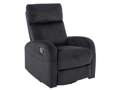 Кресло Signal Кресло Signal OLIMP Velvet Bluvel 19 раскладное (черный) арт. OLIMPVC