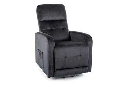 Кресло Signal Кресло Signal OTUS II Velvet Bluvel 19 раскладное (черный) арт. OTUSIIVC