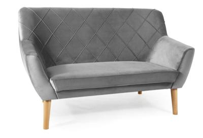 Кресло Signal Диван Signal KIER 2 VELVET (серый/бук) арт. KIER2V14BU