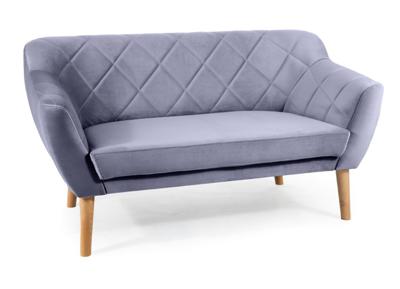 Кресло Signal Диван Signal KARO 2 VELVET (серый/бук) арт. KARO2V14BU