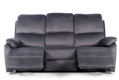 Кресло Signal Диван-реклайнер Signal SPENCER 3 VELVET (серый) арт. SPENCER3VSZ