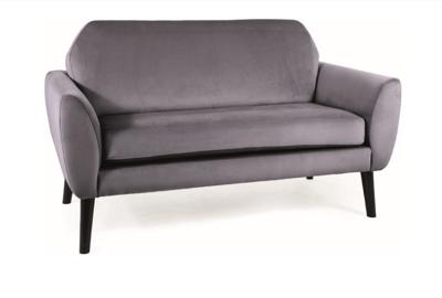 Кресло Signal Диван Signal MENA VELVET (серый/венге) арт. MENAVSZW