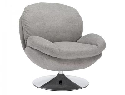 Кресло Signal Кресло SIGNAL BRIGITTE Brego 07 серый/хром арт. BRIGITTEBRSZ07