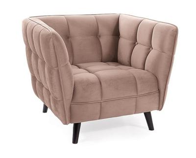 Кресло Signal Кресло Signal CASTELLO 1 VELVET (темно-бежевый/венге) арт. CASTELLO1V40